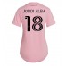 Billige Inter Miami Jordi Alba #18 Hjemmebane Fodboldtrøjer Dame 2023-24 Kortærmet
